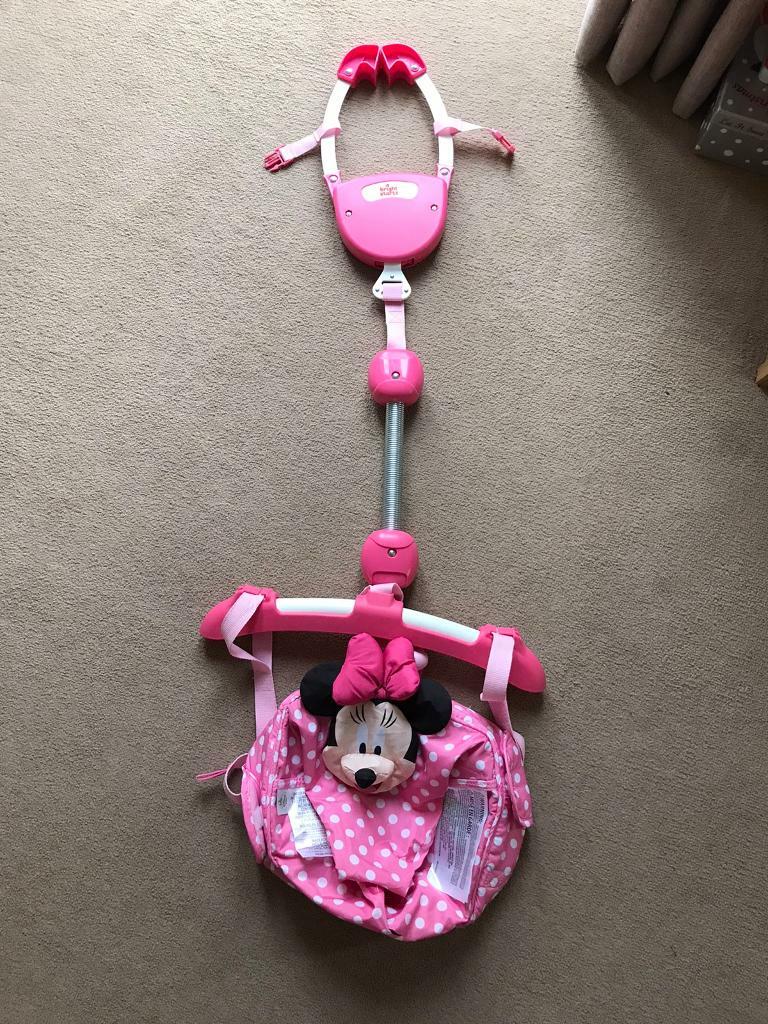 bright starts door bouncer pink